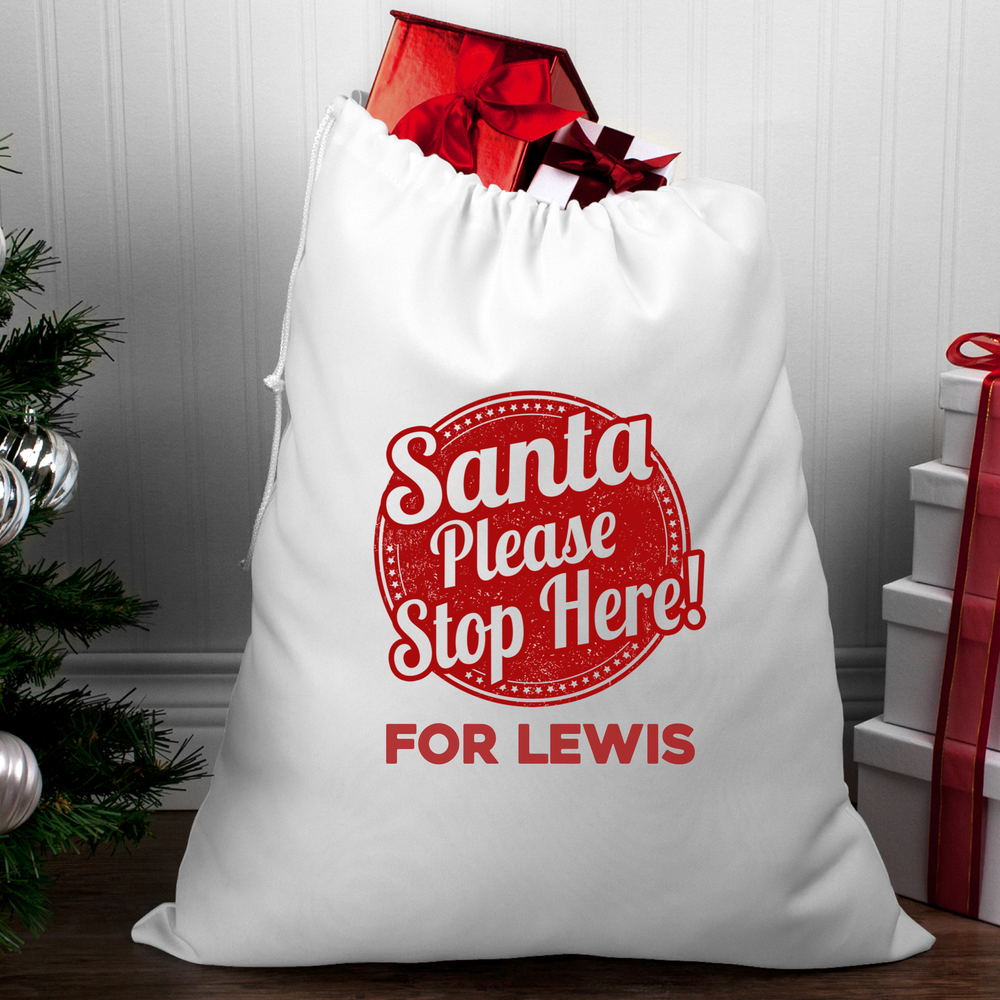 Personalised Red Circle Sack #2 image